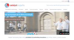 Desktop Screenshot of catalystspain.es