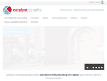 Tablet Screenshot of catalystspain.es
